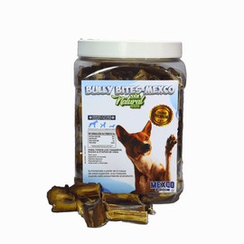 Bully Bites  Puntas de Carne  Tamaño de 2 a 3 Pulgadas  Premios para Perro  Carne 100 Natural  para Todo Tipo de Perro (520 Gramos)                   