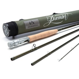 Maxcatch Premier X Fly Fishing Rod, IM8 Graphite, MOD Fast Action, 3-12WT, with Carrying Case (5wt, 9' 4sec)
