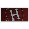 Stockdale Harvard Crimson Full Color Mega Inlay License Plate