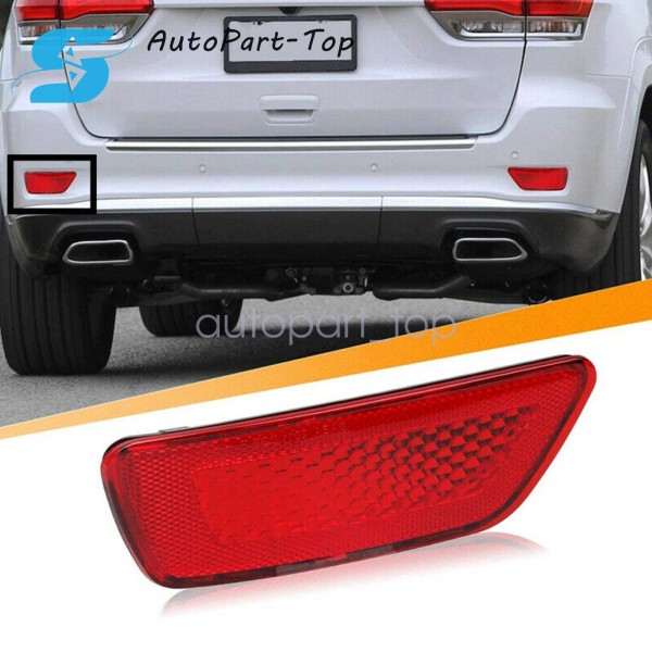 soillar Rear Bumper Reflector Driver Side Left for Jeep Grand