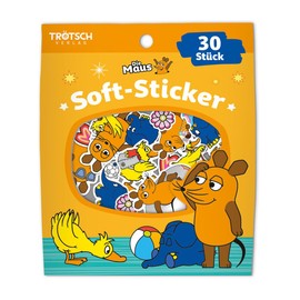 Trötsch Die Maus Soft-Sticker: Aufkleber zum Verzieren und Verschenken