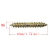 TAODAN 20pcs Dowel Screw Double Ended Wood Woodworking Furniture Connecting