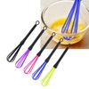5PCS Plastic Whisk Set, Mini Hair Coloring Cream Hand Whisk,