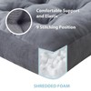 SM-XLHN Meditation Floor Cushions for Adults, 2-Pack Square Tufted Floor