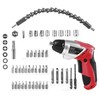 Apollo Tools Lightweight Cordless Screwdriver Set Includes Rechargeable 3.6 Volt