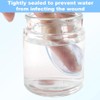 4-Pack Reusable Waterproof Silicone Finger Protectors with Bandage