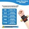 MUSEFITR Wrist Brace With Strap 2 Pack-Copper Wrist sleeve for
