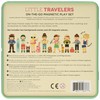 Petit Collage Magnetic Play Set, Little Travelers – Mix &