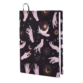 NICENEEDED Tarot Style Stretchable Book Cover, Elastic Book Protector, Stretchy Book Sleeve Washable Notebook Wraps Protective Book Case for Book Lover Suitable Fit Most Hardcover Textbook