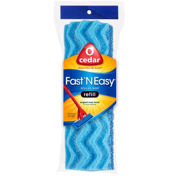 O-Cedar Fast 'n Easy Roller Sponge Mop Refill