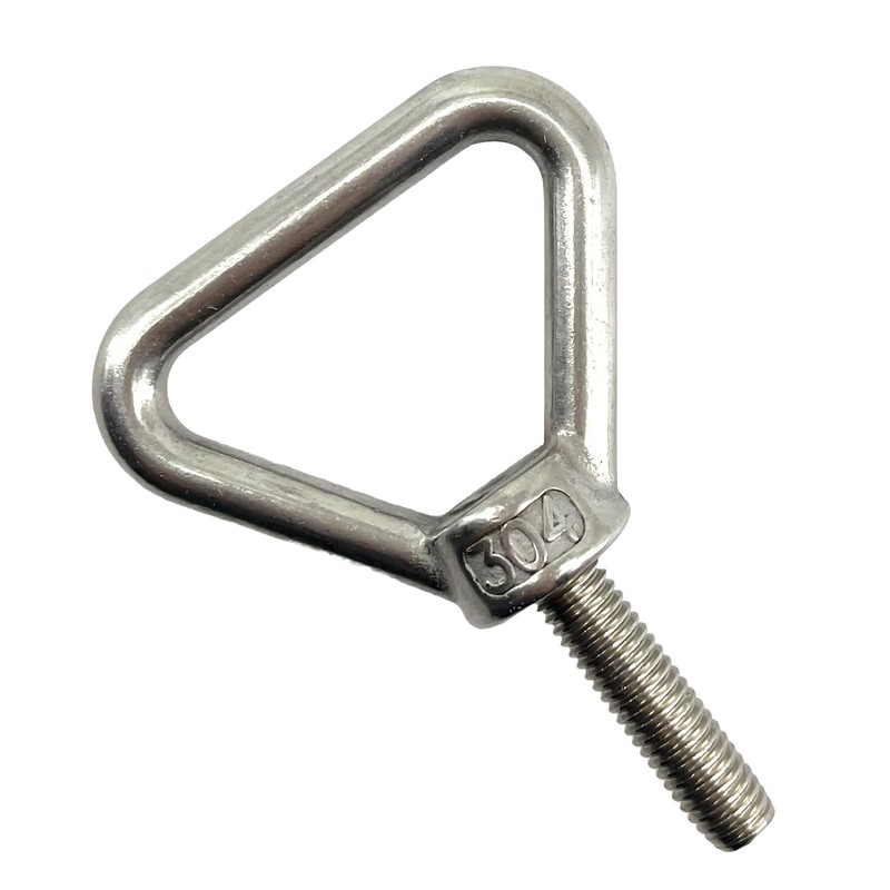 M8x30mm Triangle Lifting Eye Bolts 304 Stainless Steel Heavy Duty
