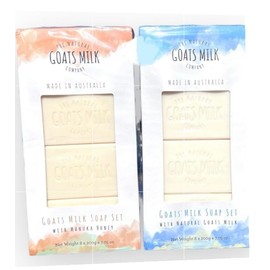 The Natural Goats Milk Soap Set, Australian Made, with Manuka Honey, 16 Bars, 7.05 oz