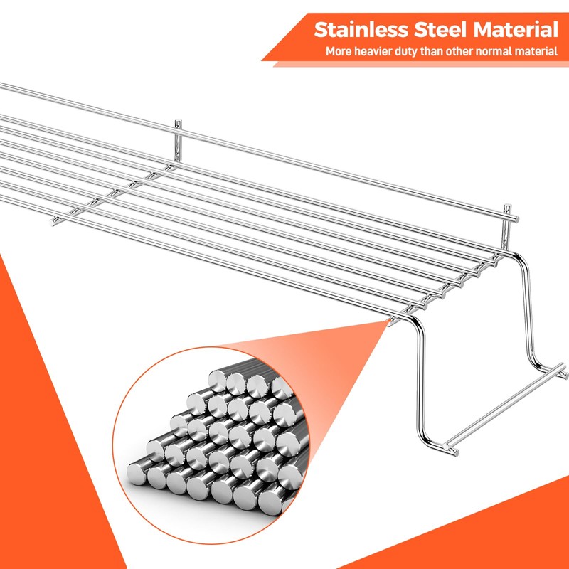 QuliMetal Stainless Steel Warming Rack for Weber Genesis 300 Series