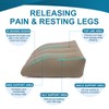 ZYODUOB Inflatable Leg Pillow, Portable Wedge Pillow for Sleeping, Knee