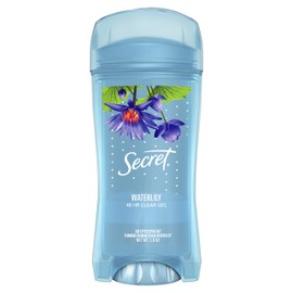 Secret Fresh Antiperspirant and Deodorant Clear Gel, Cool WaterLily, 2.6 Oz.