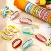 Ecation 36 Pcs Motivational Wristbands Bulk Inspirational Colored Silicone Stretch
