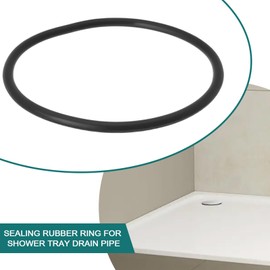 OTOTEC 5pcs Replacement Immersion Pipe Seal Shower Tray Sealing Rubber Ring Compatible with Tempoplex 6961.99 585 982 64x58x3mm Black