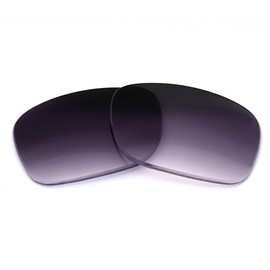 Apex Lenses Black Gradient Replacement Lenses for Oakley Sylas OO9948 60MM Sunglasses (Black)