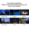 Work Headlight Modes Angle Adjustable Waterproof USB Charging Work Light