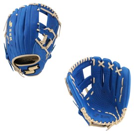 SSK Z5 Craftsman Youth Baseball Glove – 10.5” – 11” – 11.25” – 11.5” Right & Left Hand Throw (Royal/Camel - I Web, 11.5" - Left Hand Throw)