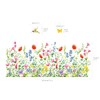 DECOWALL SG-2114 Garden Flowers Wall Sticker Decor Kindergarten Nursery Room