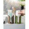 YHOJOY Ceramic Bathroom Cup Dispenser, 3 Oz Mouthwash Cup Dispenser