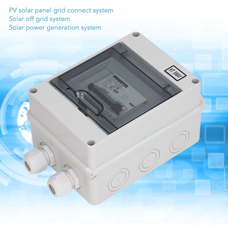 80A 2P Miniature Circuit Breaker IP65 Waterproof 1000VDC Disconnect Switch