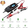 GOOSUO Car Trickle Battery Charger, Battery Maintainer Automatic, 6V 12V