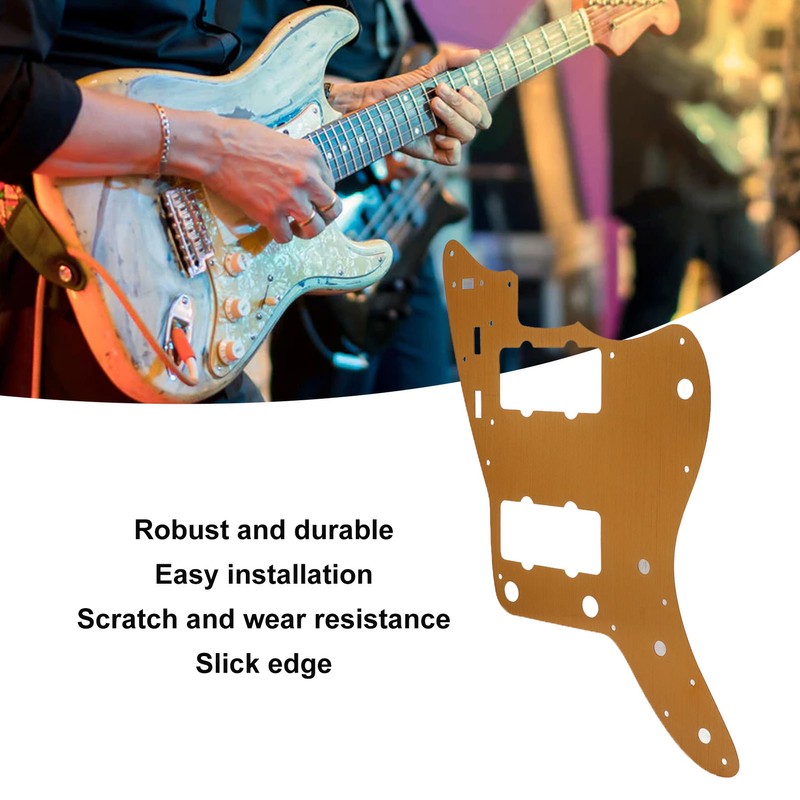 Electric Guitar Pickguard Easy Installation Scratch Wear Resistance Guitar Pickguard