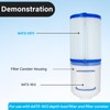 6473-157 Hot Tub Filter Replacement with Removable Handle, 40 Sq