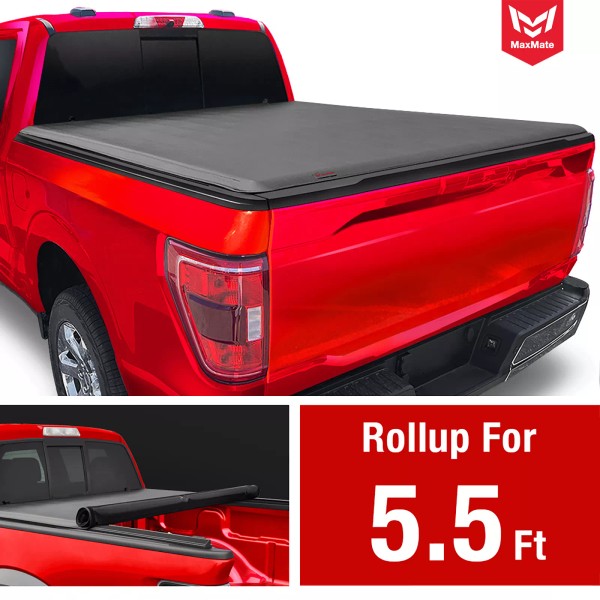 MaxMate Soft Roll-up Tonneau Cover for 2015-2020 Ford F-150 5.5'
