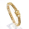JovJewelry Mens Cuban Link Chain Necklace Bracelet Heavy Duty 18K