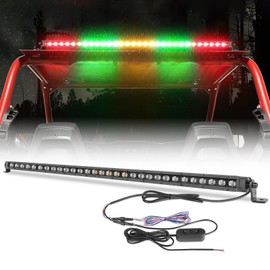 OFFROADTOWN 31Inch LED Chase Light Bar UTV Rear Chasing Lights Slim Off Road Chase Emergency Strobe Light w/Turn Signal Brake Reverse Rear Lights for RZR Polaris 4x4 Can-Am Trucks Pickup - RGYGR