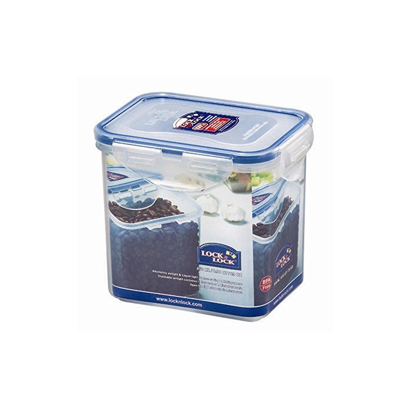 (Pack of 4) Lock&Lock Food Container, Tall, HPL808, 3.5-Cup, 29-Oz