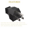 3 Prong Electric Plug Replacement Extension Cord Ends 125V 15A