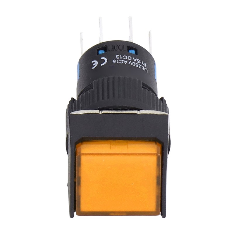 25Pcs Squares Push Button Switch 8 Pin Self Locking Switches