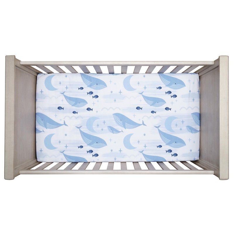 Lambs & Ivy Bubbles & Squirt 3-Piece Whale/Ocean Aquatic Baby