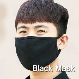 Washable cotton mask black mask Corona fine dust prevention cold weather mask 1p individually packaged black cotton mask 20ea