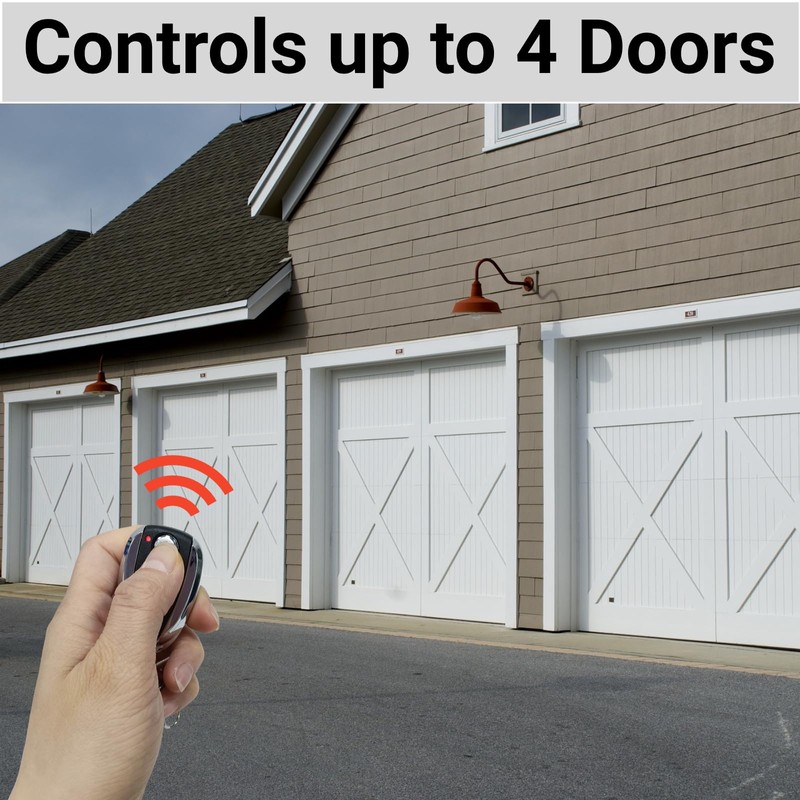 QSDIYRF Garage Remote Compatible with Doorworks Roller Door DC800N DC1200N