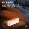 7Color Aroma Diffuser with Remote,Volcano Diffuser for Home Large Room，Flame