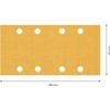 Bosch Professional Expert C470 Sandpaper with 8 Holes (for Hardwood,