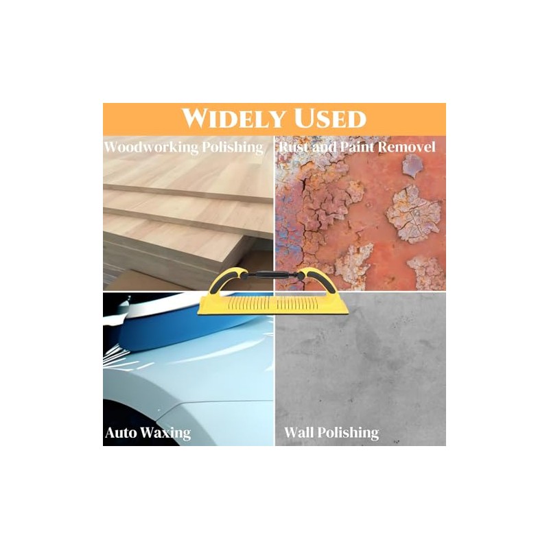 Hand Sanding File Block, Adjustable Radius Flex Longboard Sanding Block