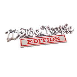 We The People Edition Emblems, Car Exterior Emblems Badge 3D Sticker Decal, 3D Fender Badge Decal, 3D Chrome Metal Stickers, 3D Auto Car Emblem Fit for All Cars Bumper Window
