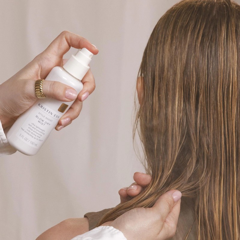 Kristin Ess Blow Dry Mist 5 Oz Heat Protectant Anti