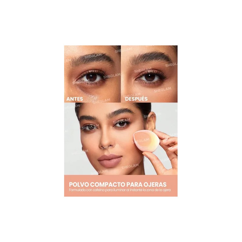 SHEGLAM Insta-Ready Polvos Fijadores Rostro y Ojos Bisque