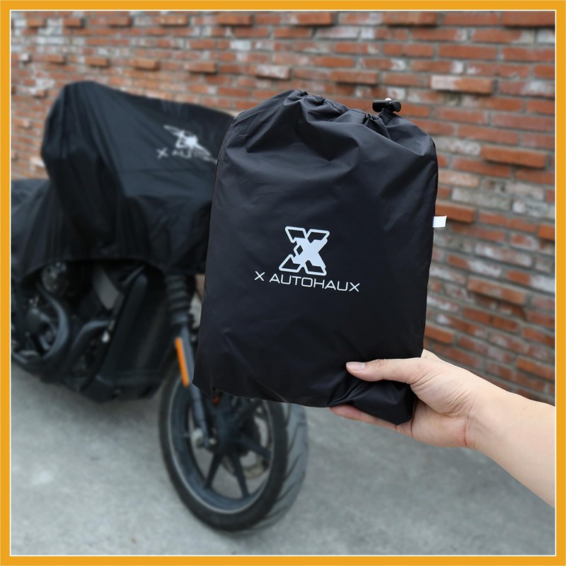 Partuto M Black Motorcycle Half Cover Waterproof Rain Dust UV