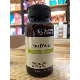 Natures Sunshine Pau D´arco 100caps Sabor Neutro