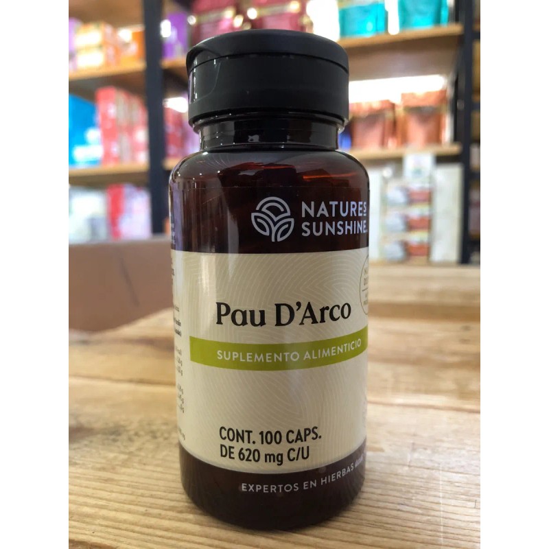 Natures Sunshine Pau D´arco 100caps Sabor Neutro