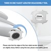 304 Stainless Steel Faucet Aerator Removal Tool for M22/M24 Recessed