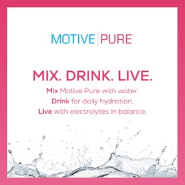 MOTIVE PURE Electrolyte Hydration, Berry, 32 oz Pump Bottle